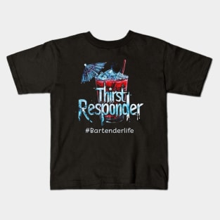 Thirst Response Responder Bender Mixologists Kids T-Shirt